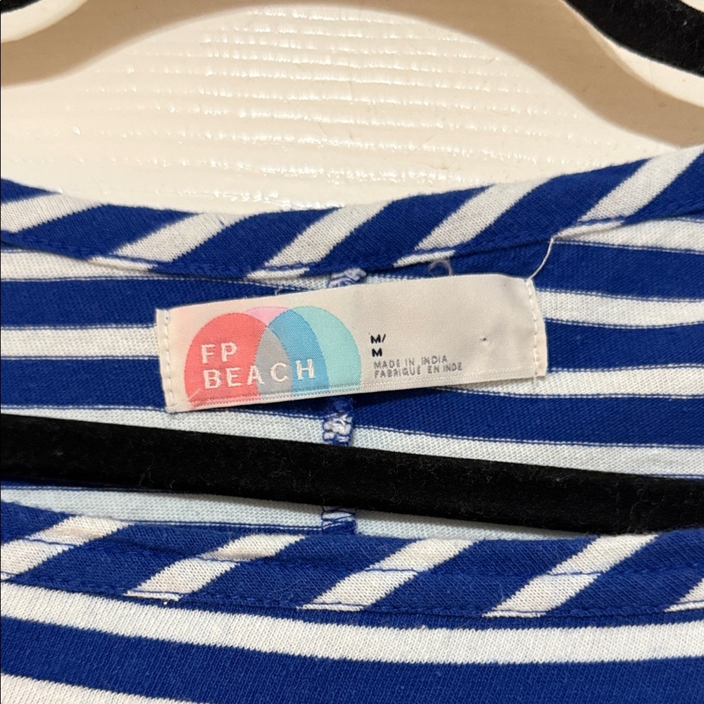 Striped Blue Dress - Picture 2 of 2